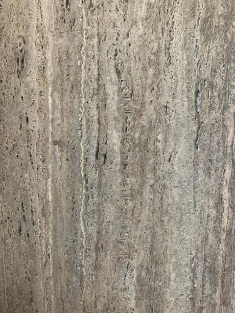 Silver Travertine (Vein-Cut, Brushed & Unfilled)